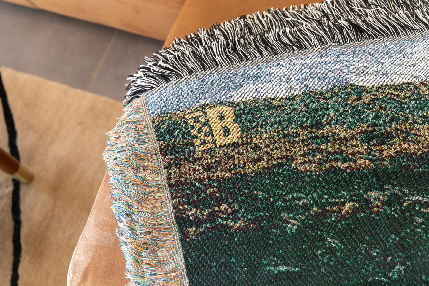 Benzin Lancia Rally 037 Woven Blanket