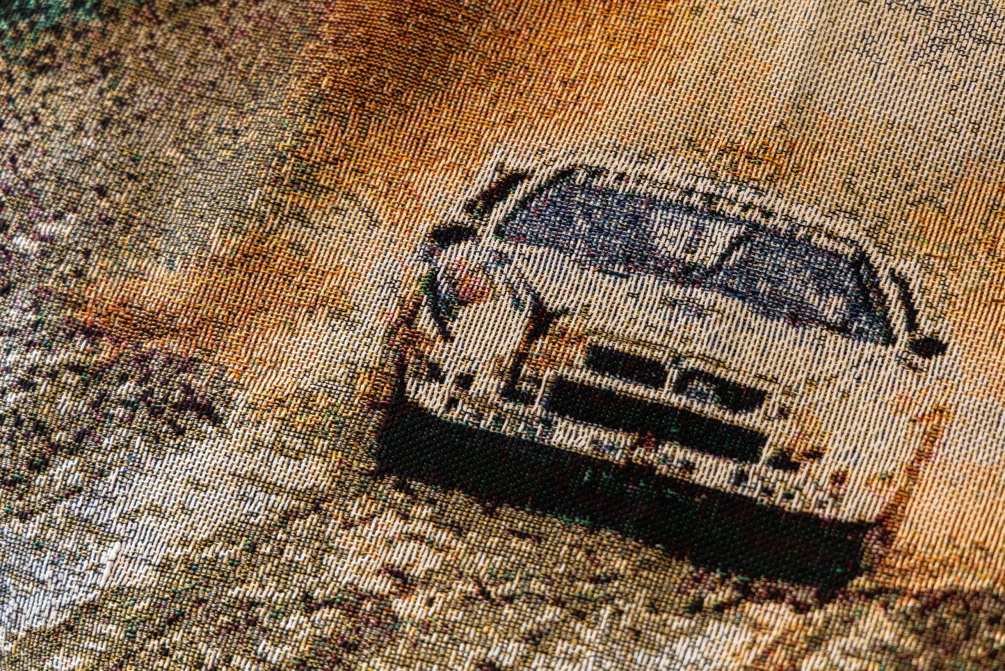 Benzin Lancia Rally 037 Woven Blanket