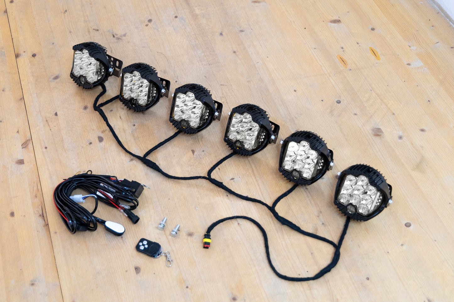 Kit Eclairage LED barre 6 spots RISE