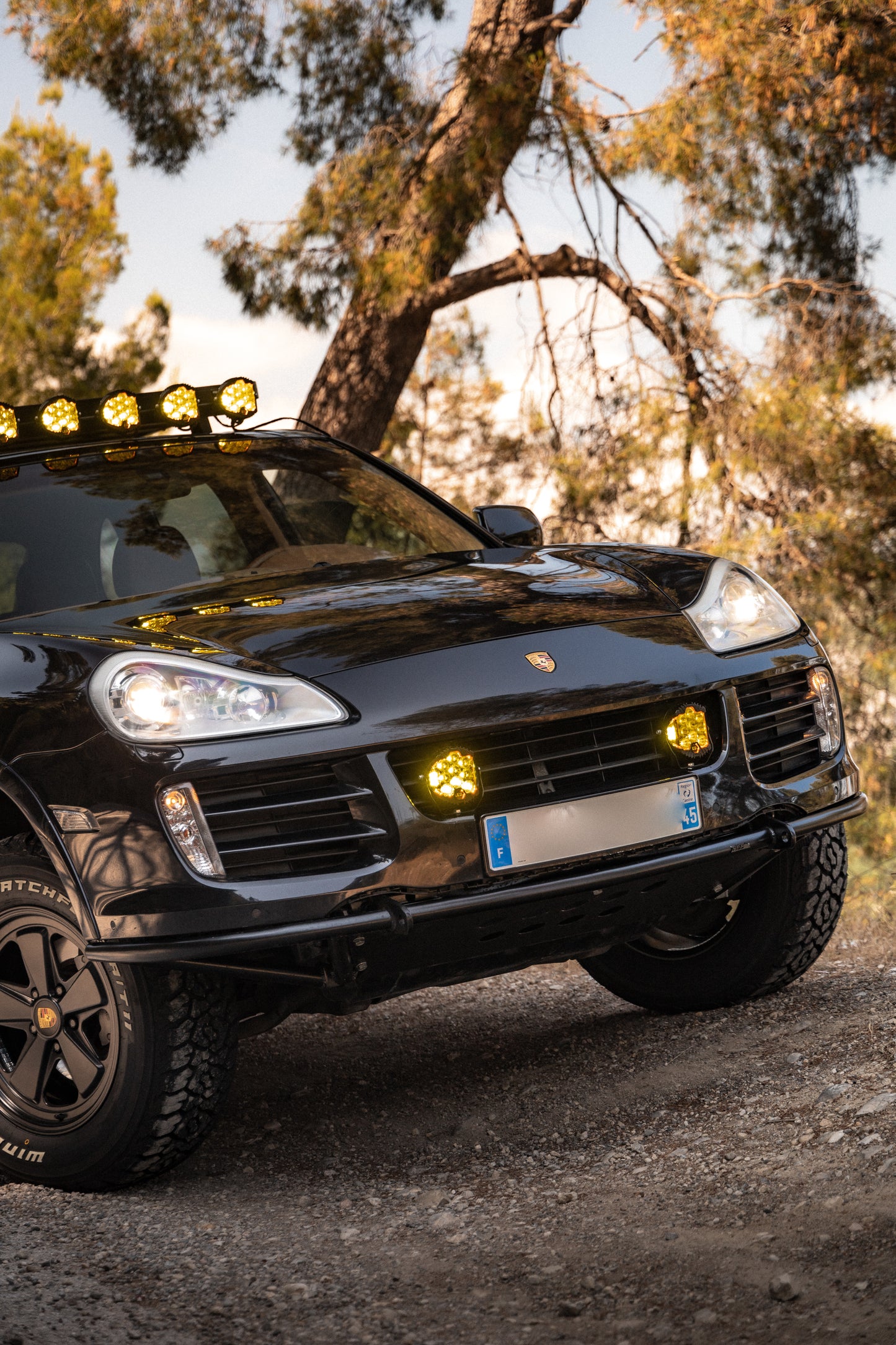 Pare-chocs avant tubulaire Porsche Cayenne 957