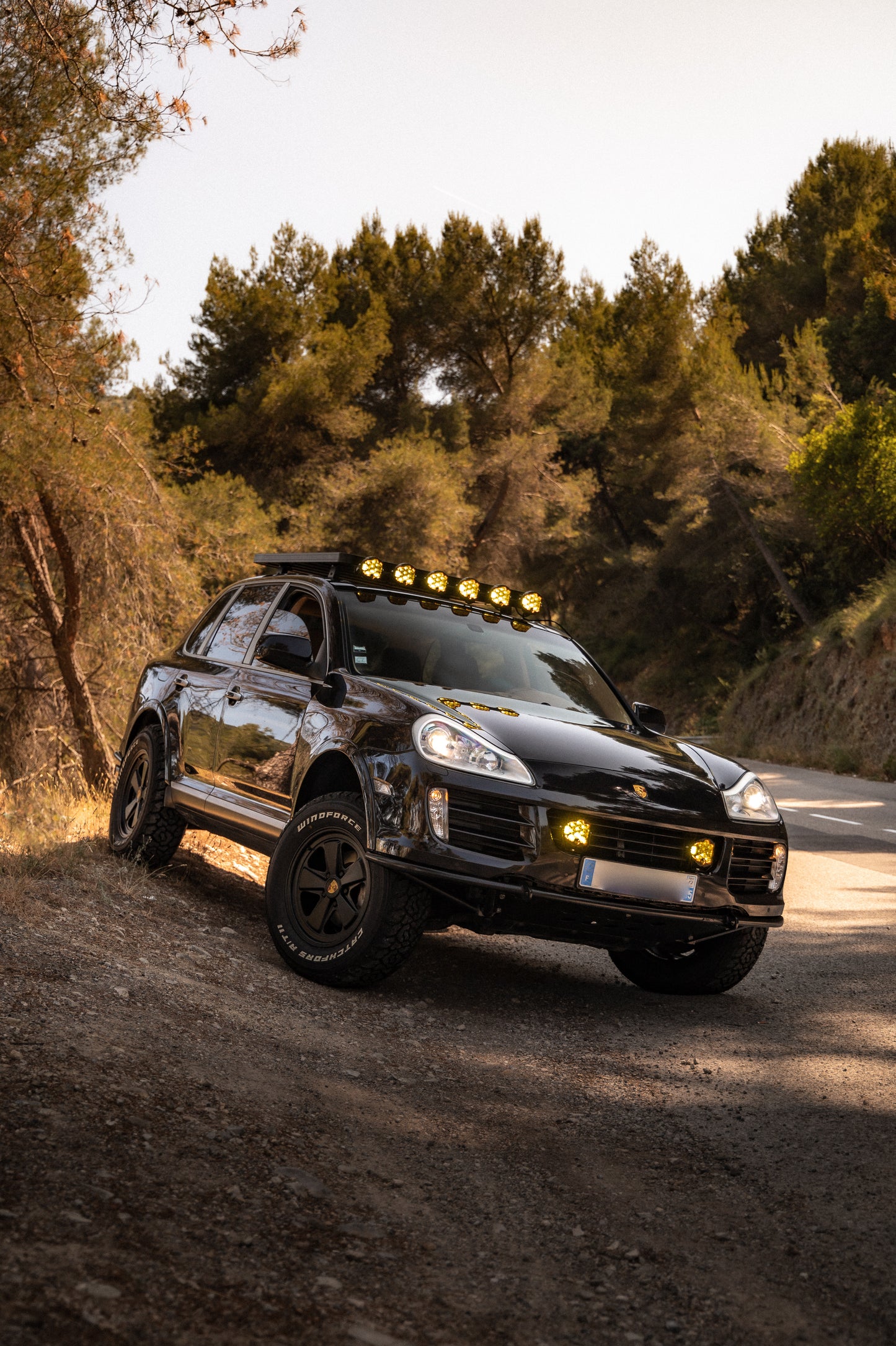 Pare-chocs avant tubulaire Porsche Cayenne 957